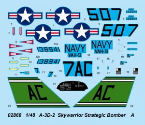 A-3D-2 Skywarrior стратегически бомбардировач - тромпетист 02868