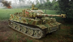 Pz.Kpfw.VI Tiger I Hibryd - ITALERI 6487