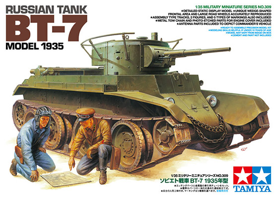 Tanque ruso BT-7 Modelo 1935 – TAMIYA 35309