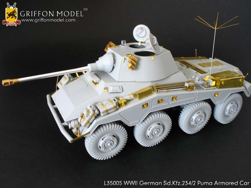 Set Sd.Kfz.234/4 Gepantserde Auto - GRIFFON MODEL L35007