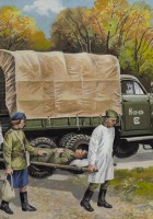 Studebaker US6 with Soviet Medical Personnel - ICM 35513