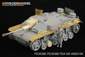 Vokiškas StuG.III Ausf.F8 rinkinys – VOYAGER MODELIS PE35395