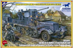 Sd.Kfz.6/2 (BN9) 3,7cm FlaK36 auf Fahrgestell Zugkraftwagen - BRONCO CB35043