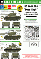 Décalcomanies US M4A3E8 'Easy Eight' in Germany 1945 - BISON BD-35137