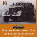 Schwerer Zugkraftwagen 12 t - Sdkfz.8 - Mutterit ja pultit 16