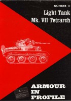Lehký tank Mk. VII Tetrarch - pancíř z profilu 011