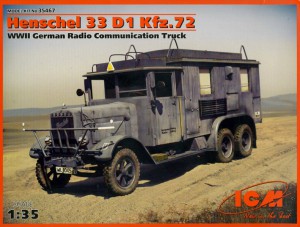 헨셸 33D1 Kfz.72 무선 통신 트럭 - ICM 35467