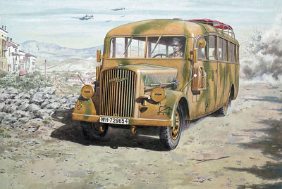 Opel Blitz Omnibus W39 - Teise maailmasõja järgne teenus - Roden 726