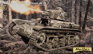 Renault R35 & Canon de 25 - Heller 81133