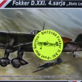 Фоккер Д.XXI 4. Послевоенная служба в Сарье - CMK SH72189