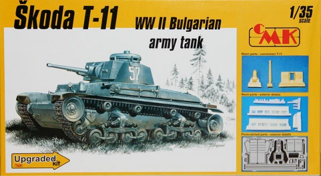 Skoda T-11 Bułgarski czołg z II wojny światowej - CMK T35026