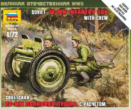 Sovietske 76 mm kanóny - Zvezda 6145