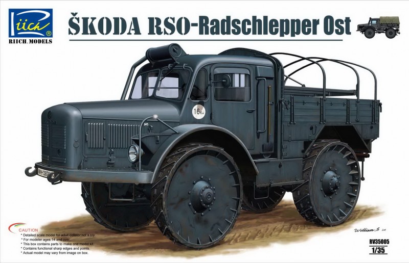 Ŝkoda RSO - Radschlepper Ost - Riich Modèles 35005