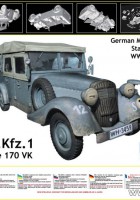 Sd. Kfz. 1 Tipo 170 VK - Coche del Estado Mayor Militar Alemán - Master Box MB3530