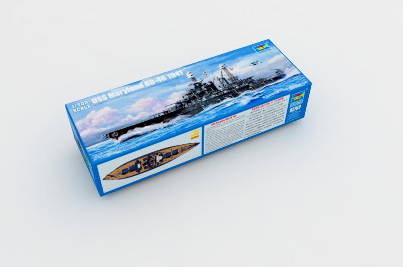 USS Merilandas BB-46 1941 - Trimitininkas 05769