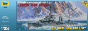 Destroyer Z-17 de la Seconde Guerre mondiale - Zvezda 9043
