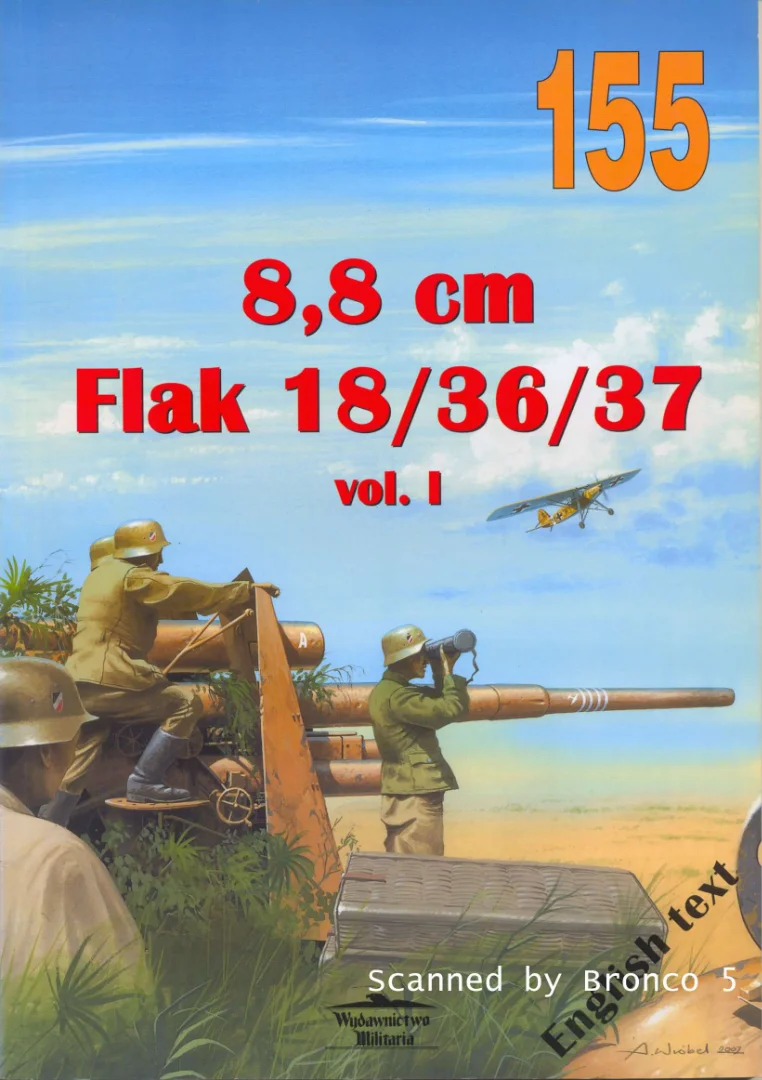 Wydawnictwo Militaria 155 8,8 cm Flak 18-36-37