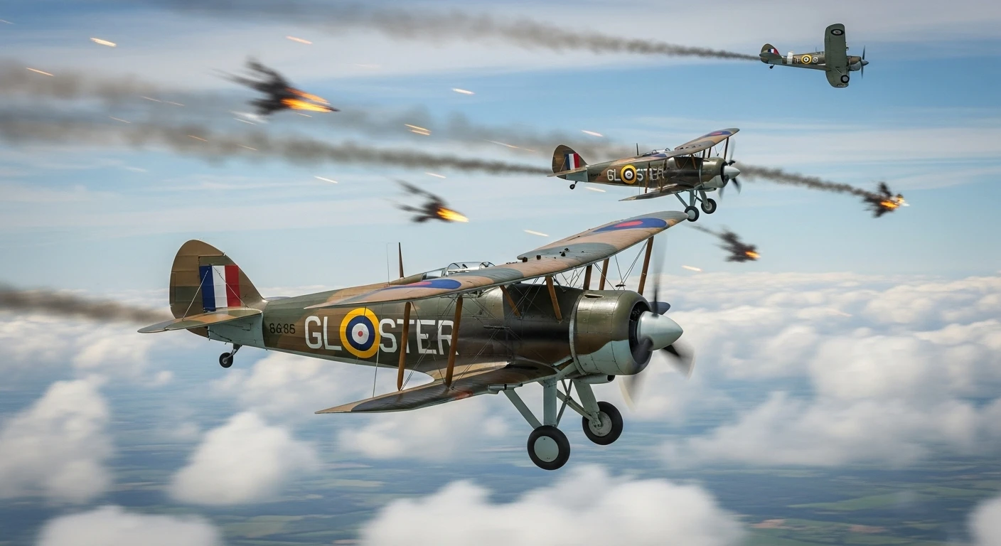 Gloster Gladiator war