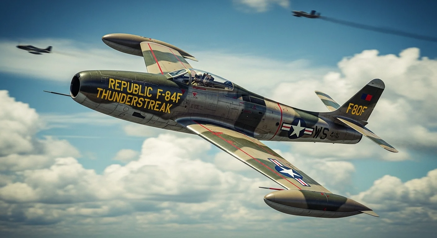 Republic F-84F Thunderstreak war