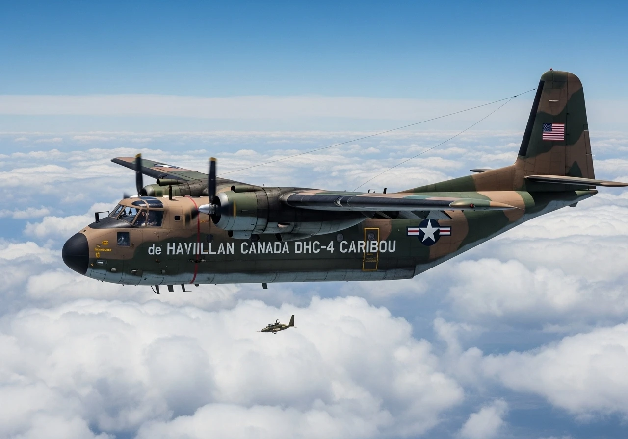 de Havilland Canada DHC-4 Caribou sky