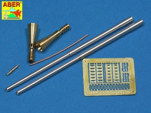 Sett med 5,5cm fat for tysk E-50 Flakpanzer - ABER 35L100